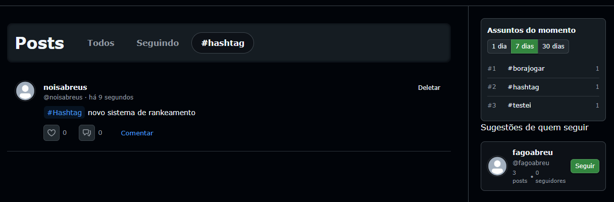ranqueamento Tags