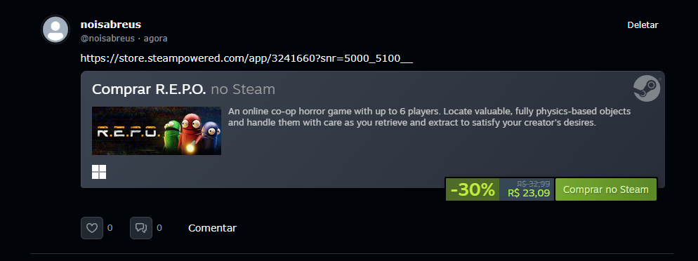 Steam Widget